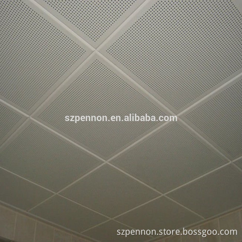 Sound-Absorbin Soundproof Square Ceiling Tile Shape Aluminum ceiling